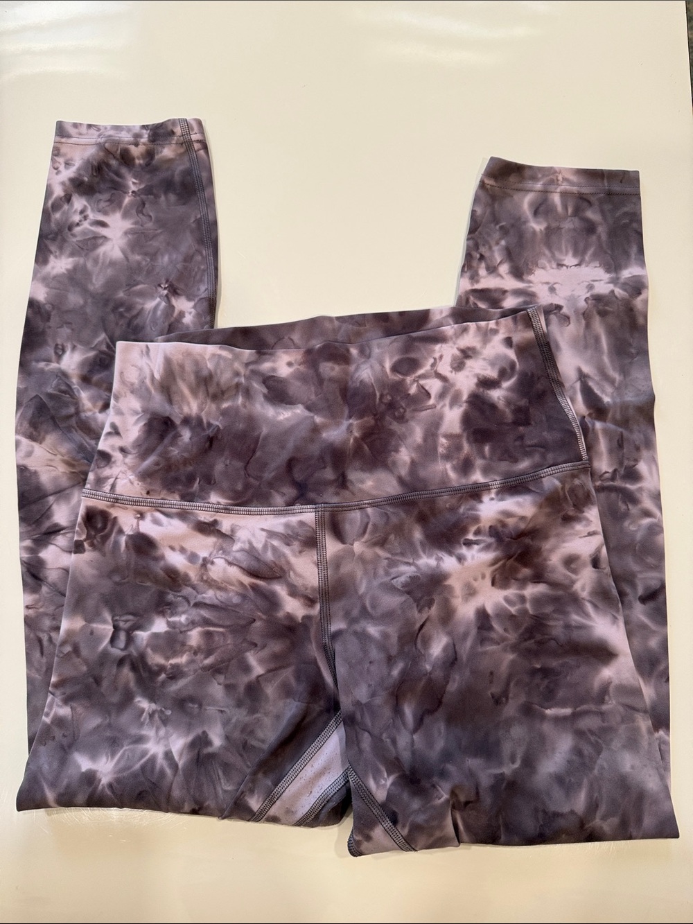 lululemon athletica Tie-Dye High-Rise Leggings in Mauve and Taupe